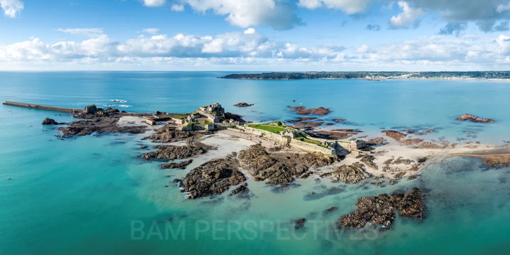 A rocky island