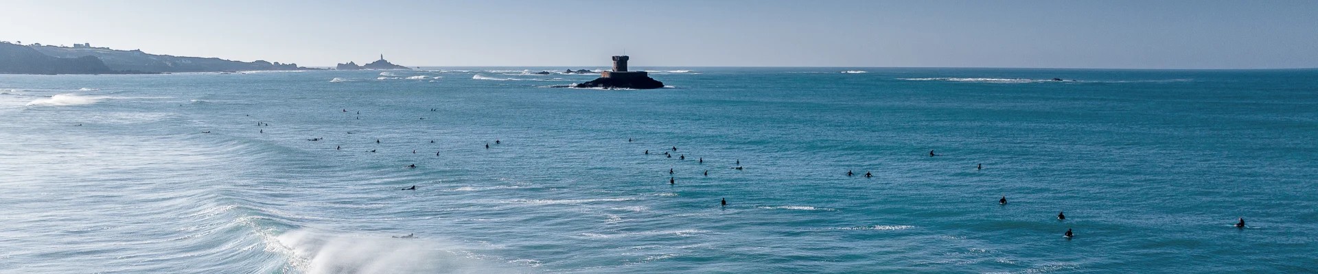 a tower in the sea